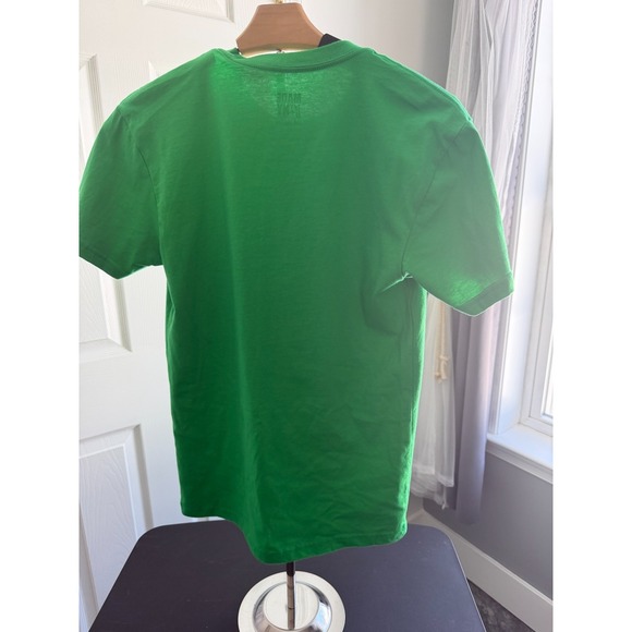 Made NY Green Music Makes Me Happy Graphic T-Shirt Small - Picture 2 of 5